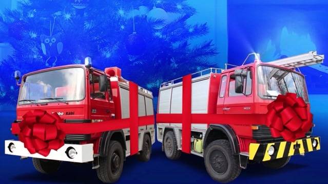 Weihnachtsgeschenk für Feuerwehrmänner