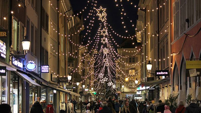 Winterthurer Weihnachtsbeleuchtung wird massiv eingeschränkt
