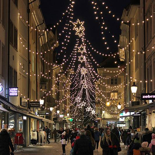 Winterthurer Weihnachtsbeleuchtung wird massiv eingeschränkt