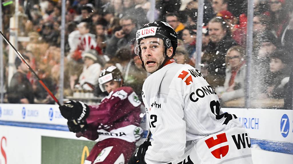 Thomas Grégoire bei seinem Spengler-Cup-Einsatz für das Team Canada 2022