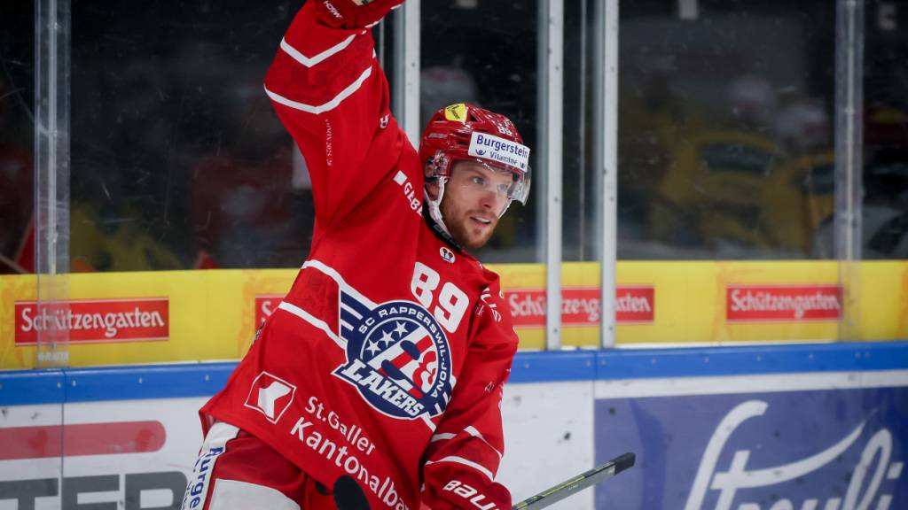 Rappis Siegtorschütze Dominic Lammer erzielte gegen Ajoie bereit sein achtes Saisongoal