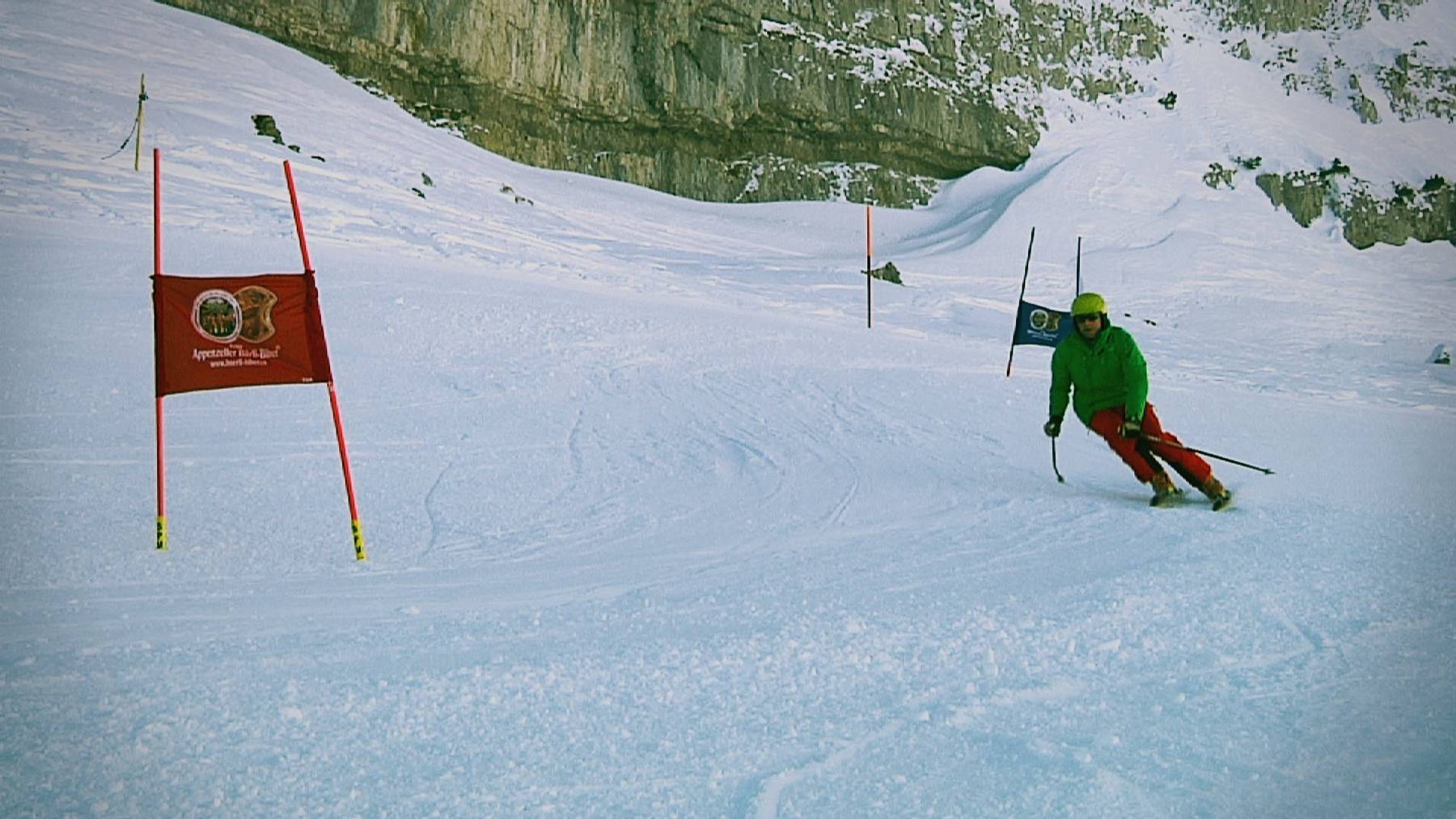 Politiker-Skirennen auf der Ebenalp.