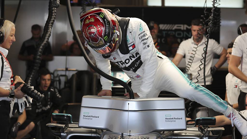 Sicherte sich für das letzte Rennen des Jahres die Pole-Position: Weltmeister Lewis Hamilton