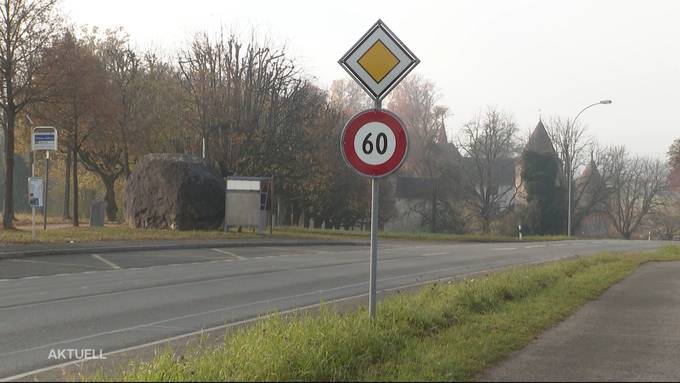 Wie schnell darf ich fahren? In Seengen staunten die Ortskundigen nicht schlecht