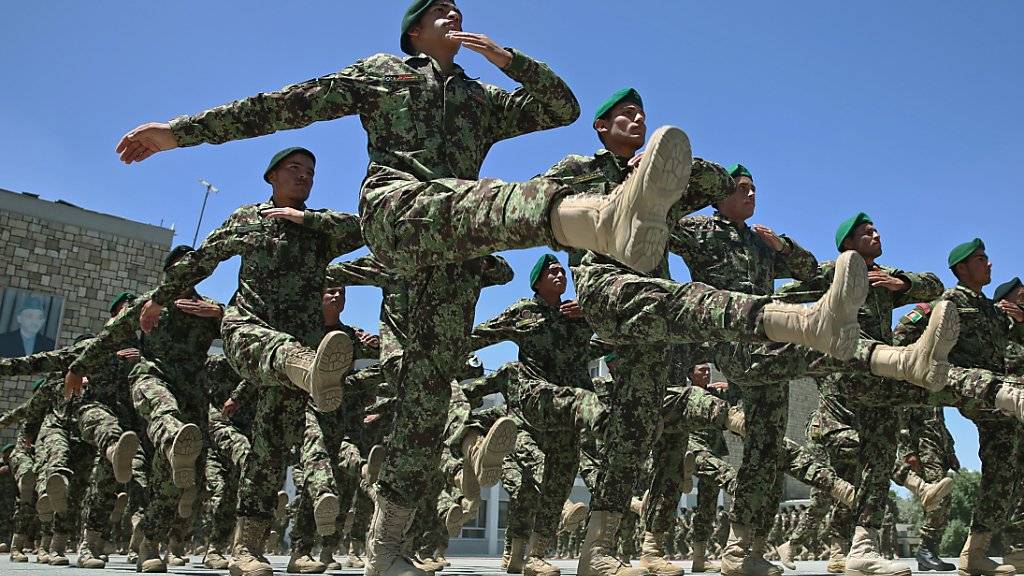 Soldaten beim Training in der afghanischen Hauptstadt Kabul. (Archivbild)