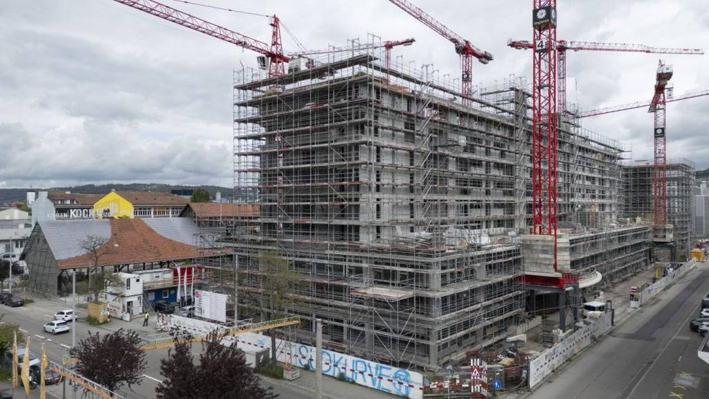 In den Wohnungen der Genossenschaft Kraftwerk I auf dem Koch-Areal in Zürich (im Bild im April 2024) dürfen keine Katzen gehalten werden. (Archivbild)