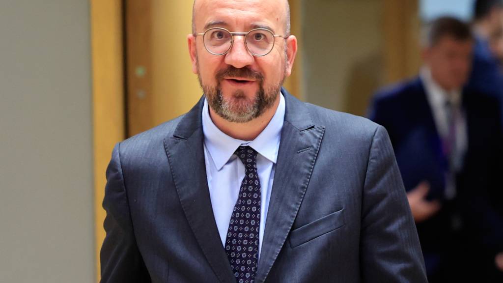 EU-Ratspräsident Charles Michel beim EU-Gipfel in Brüssel. Foto: Geert Vanden Wijngaert/AP