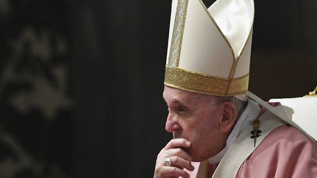 Papst Franziskus leitet eine Messe im Petersdom. Foto: Tiziana Fabi/Pool AFP/dpa