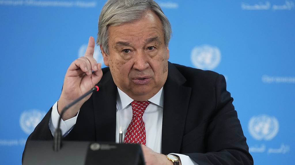 ARCHIV - António Guterres, Generalsekretär der Vereinten Nationen (UN), spricht während eines Besuchs im UN-Büro in der kenianischen Hauptstadt Nairobi. Foto: Khalil Senosi/AP/dpa