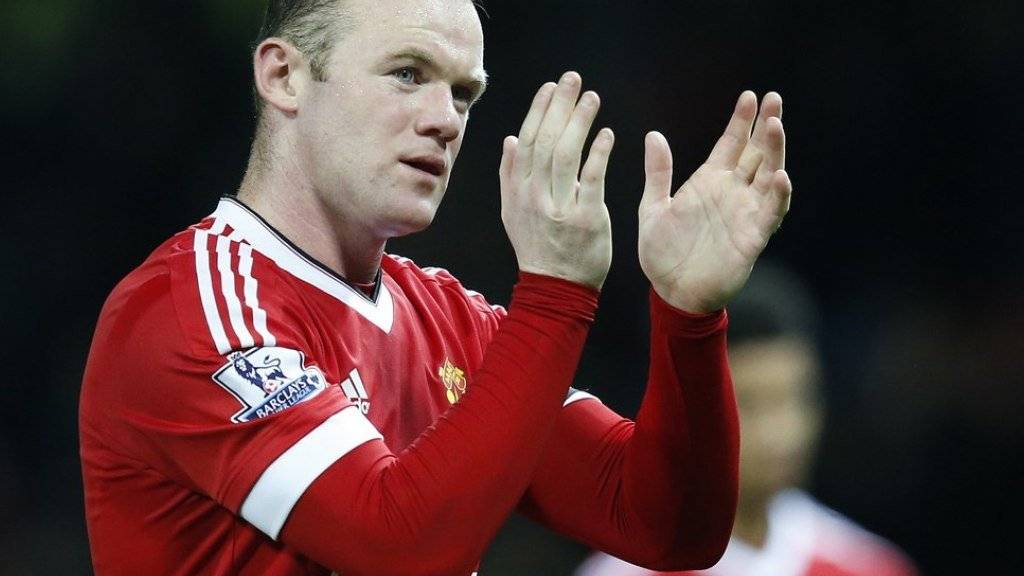 Wayne Rooney spielt seit 2004 für Manchester United. (Archiv)