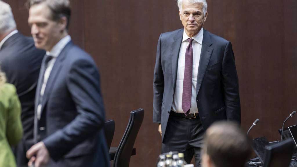 UBS-Chef Sergio Ermotti wurde von der Wirtschaftskommission zur neuen UBS-Eigenkapitalregelung angehört. (Archivbild)