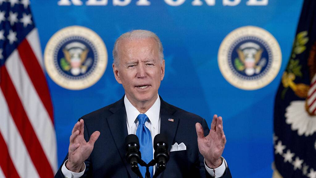 US-Präsident Joe Biden spricht bei einer Veranstaltung. Foto: Andrew Harnik/AP/dpa
