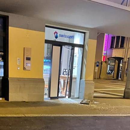 Räuber plündern Swisscom-Shop in Rorschach