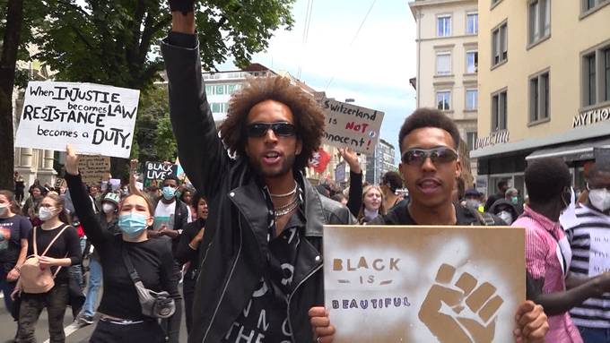 «Black Lives Matter»: Angespannte Stimmung bei Zürcher Demonstration