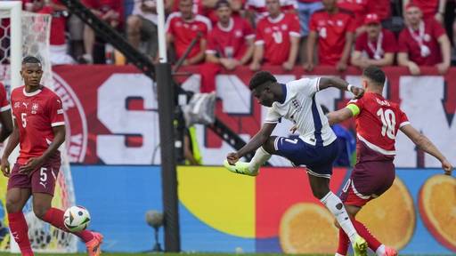 Schweizer kommen wieder besser ins Spiel – England mit mehr Ballbesitz