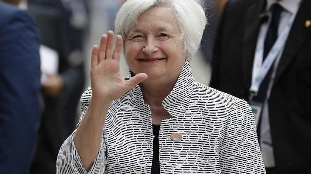 Vorerst alles wie bisher: Fed-Präsidentin Janet Yellen (in einer Aufnahme vom Mai dieses Jahres am G7-Gipfel in Bari, Italien).