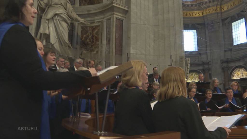 Sacco di Roma: Wir begleiten Aargauer Musikanten bei ihrem Auftritt im Vatikan
