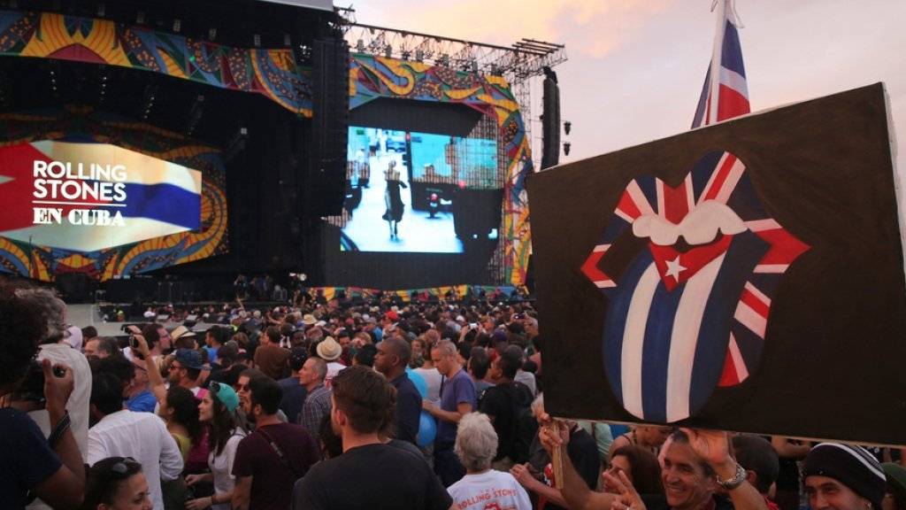 Historisches Konzert in Kuba: Die Rockband Rolling Stones rockten in Havanna.