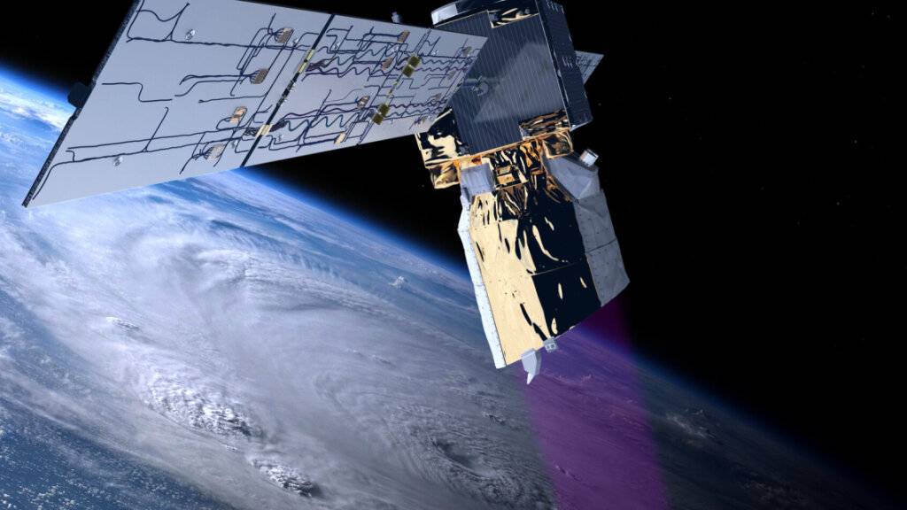 Die Sonde «Aeolus» konnte Windprofile erstellen und damit Wettervorhersagen verbessern. Die Mission war 2018 gestartet.