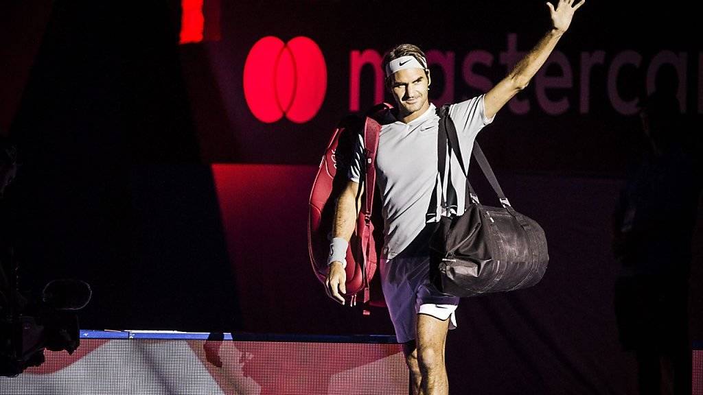 Roger Federer meldete sich in Perth zurück