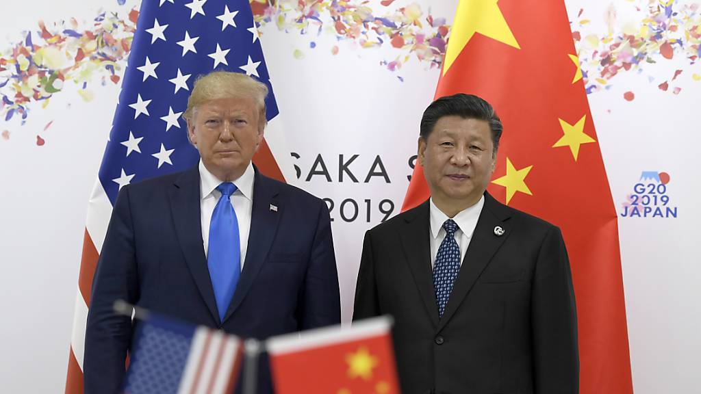 Die USA und China haben ihre Gespräche über ein Handelsabkommen nach den jüngsten Turbulenzen wieder aufgenommen. Im Bild: US-Präsident Donald Trump und Chinas Präsident Xi Jinping.