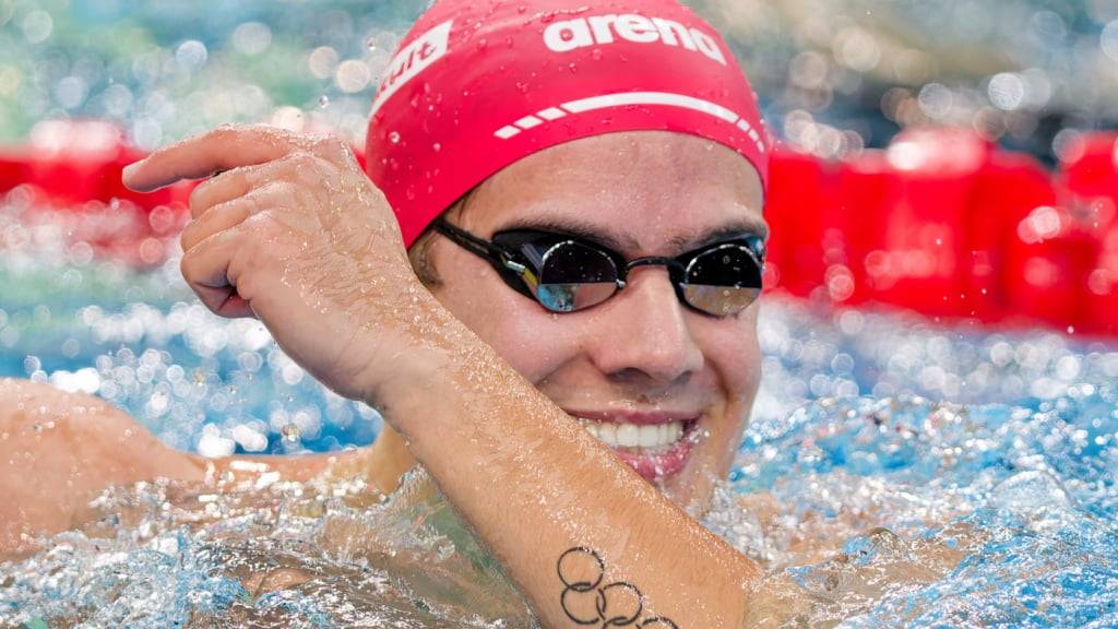 Noè Ponti schwimmt auch in Singapur in Hochform