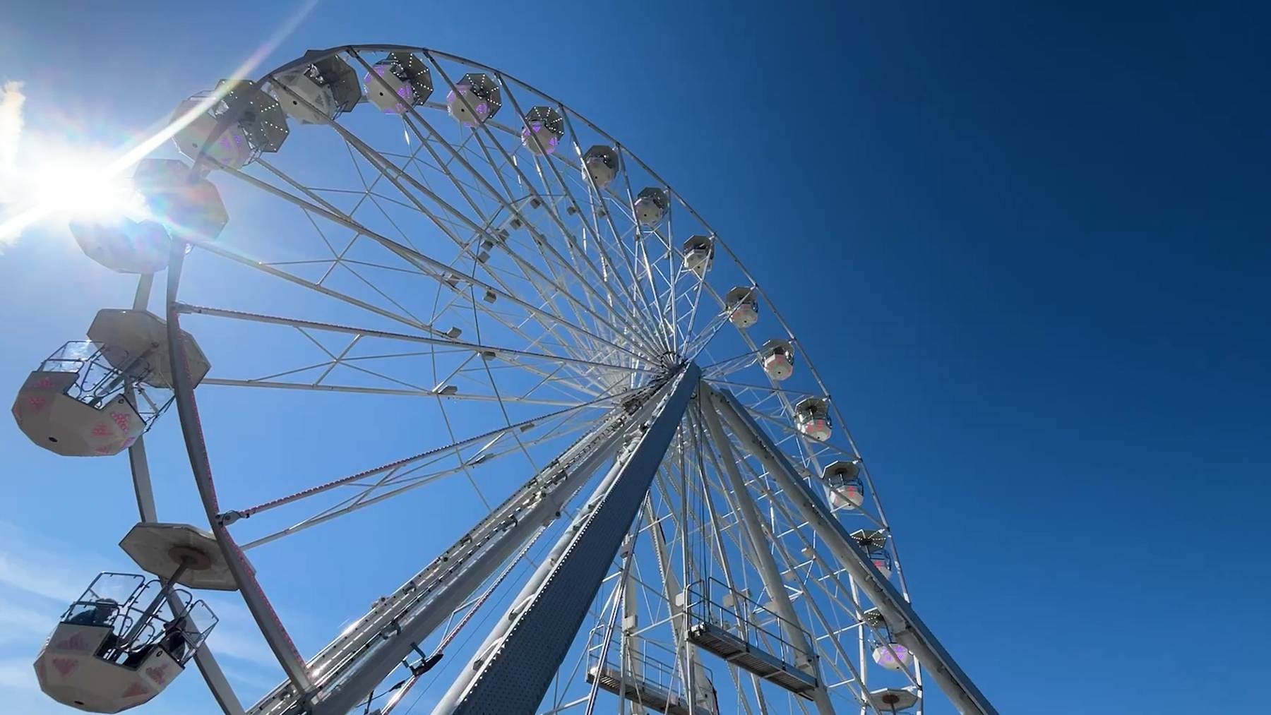 Das Riesenrad ist zurück auf dem Gurten.