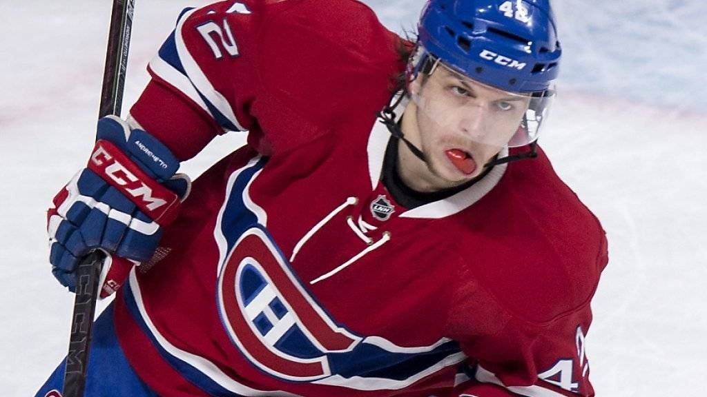 Sven Andrighetto trägt weiterhin das Dress der Montreal Canadiens