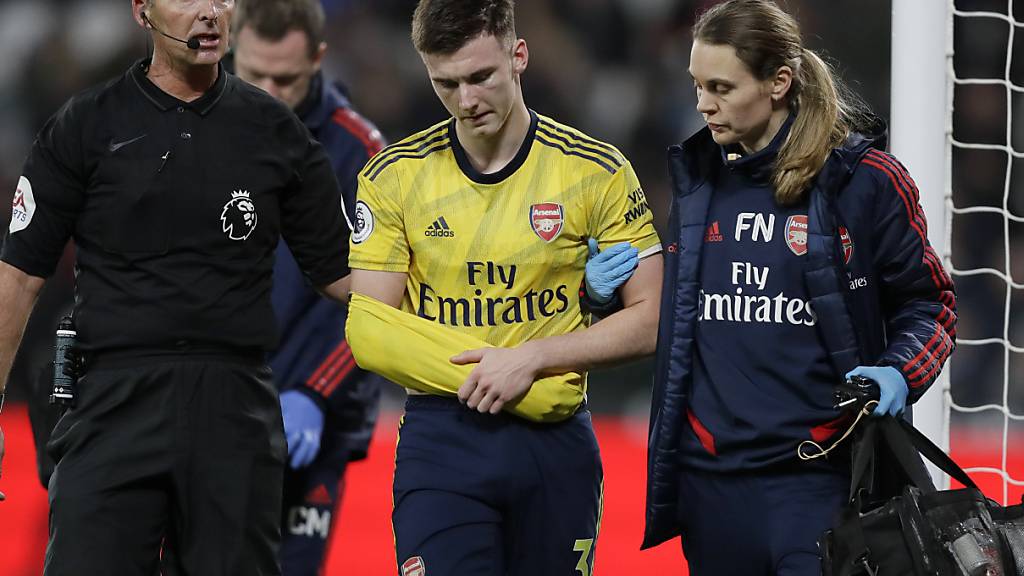 Arsenal fällt nichts ein und die Gunners verlieren früh auch Aussenverteidiger Kieran Tierney aufgrund einer Schulterverletzung