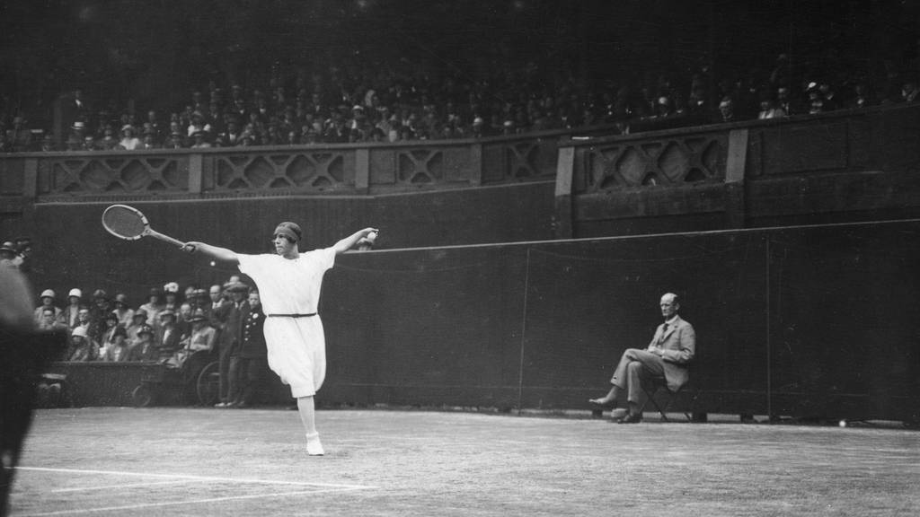 Sie gewann Wimbledon sechs Mal: Suzanne Lenglen.
