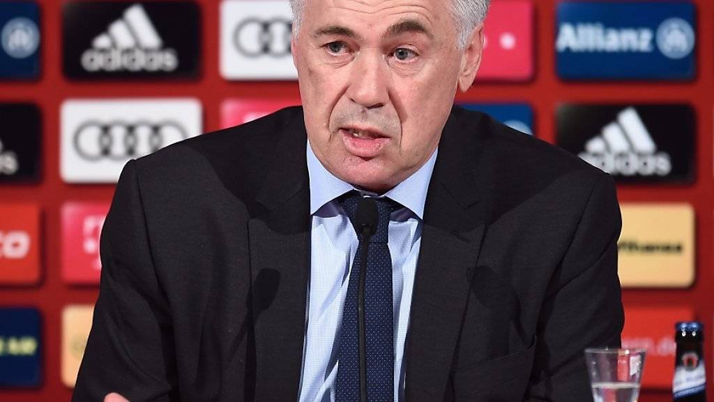 Bayern Münchens neuer Trainer Carlo Ancelotti freut sich auf die kommende Bundesliga-Saison