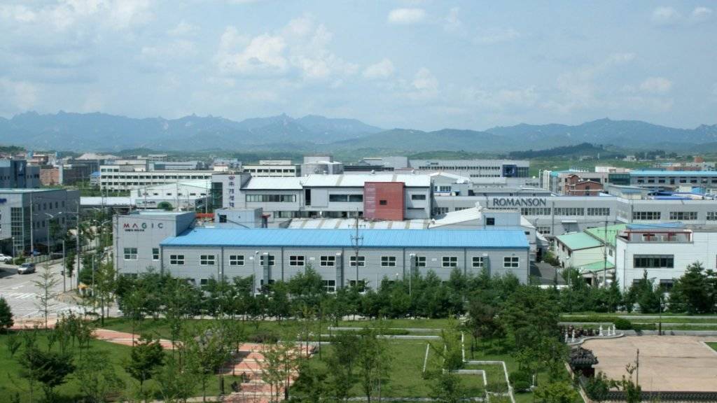 Der Industriekomplex Kaesong an der Grenze von Nord- und Südkorea. (Archiv)