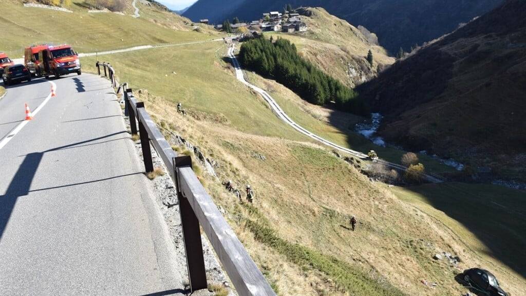 Mann nach Autounfall am Oberalppass schwer verletzt