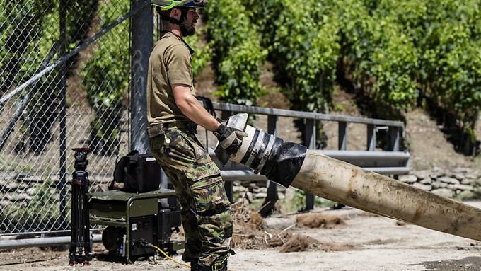 Armee leistet 3400 Diensttage zur Bewältigung der Unwetterschäden