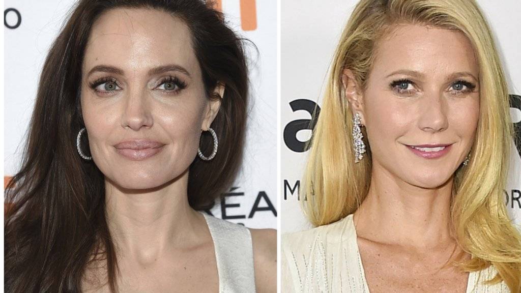 Auch sie bezichtigen US-Starproduzent Harvey Weinstein der sexuellen Belästigung: Die Schauspielerinnen Angelina Jolie (Links) und Gwyneth Paltrow.
