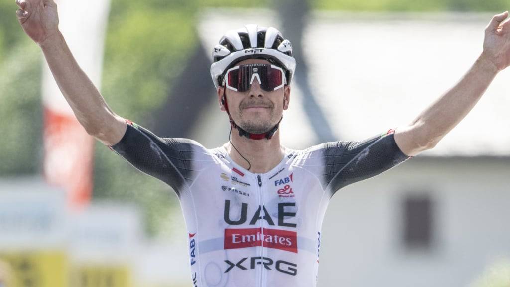 João Almeida feiert seinen dritten Etappensieg im Rahmen der Tour de Suisse