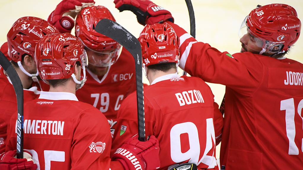 Die Spieler des Lausanne HC dürfen weiter auf die Halbfinal-Qualifikation hoffen