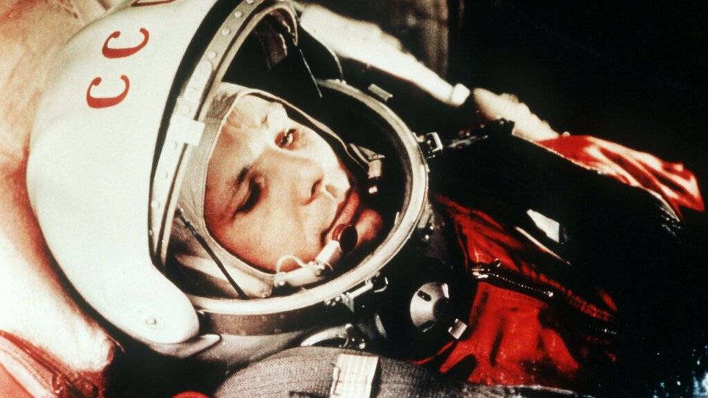 ARCHIV - Juri Gagarin kurz vor dem Start zum ersten bemannten Weltraumflug. Foto: Lehtikuva/dpa