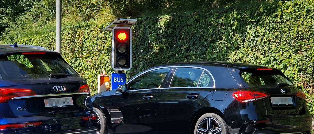 Ampel in Luzern sorgt für verwirrte Autofahrende