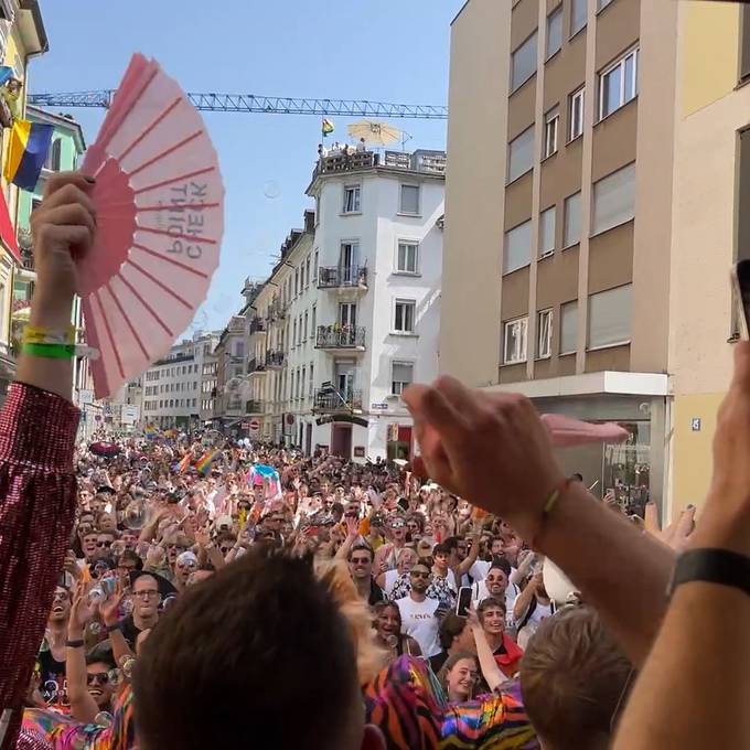 40'000 Menschen: Die Zurich Pride vermeldet einen neuen Rekord