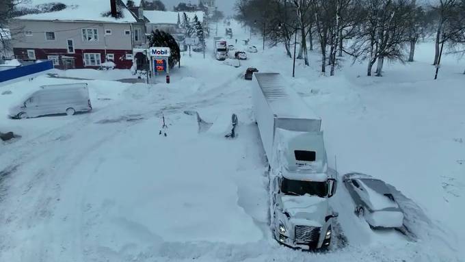 So heftig wütete Wintersturm «Elliott» in den USA