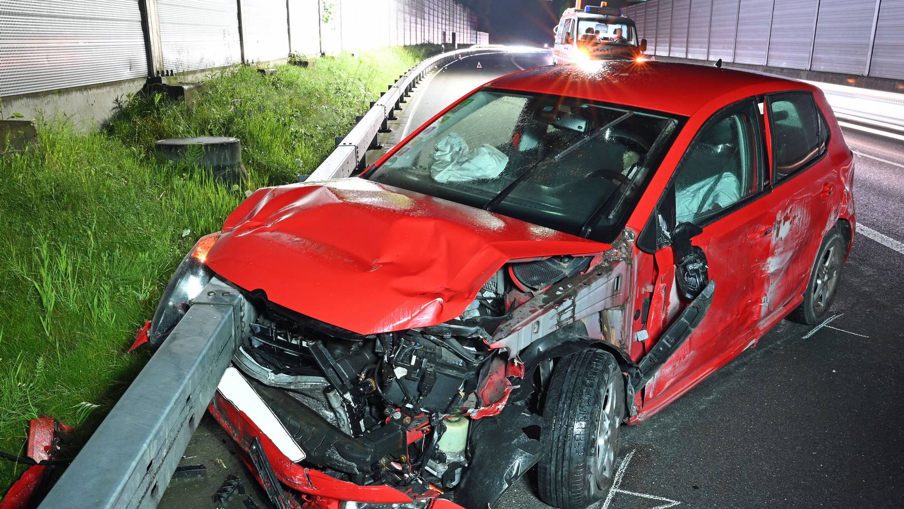 Unfall Autobahn A2 Emmen