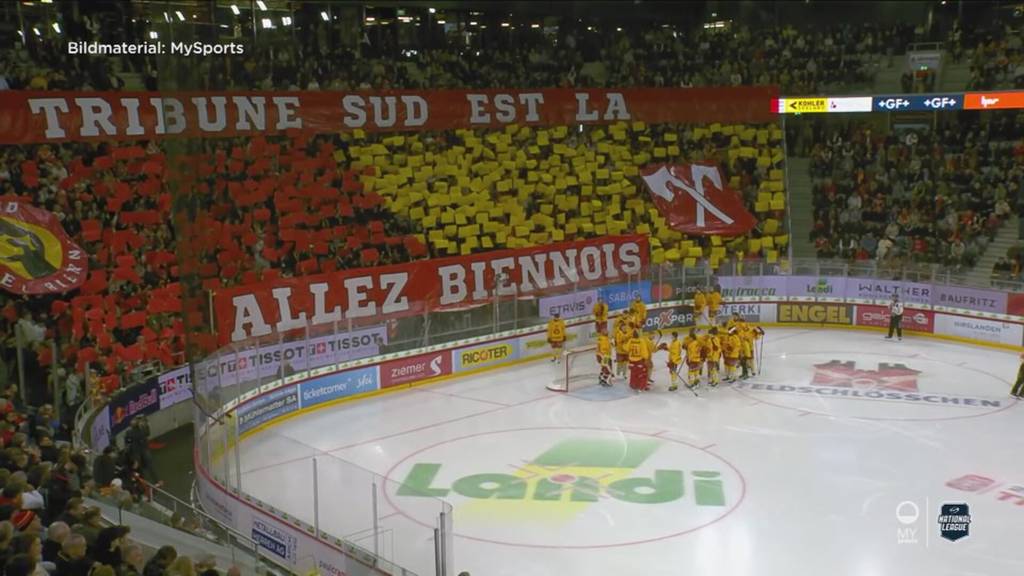 Der EHC Biel gewinnt gegen die SCL Tigers