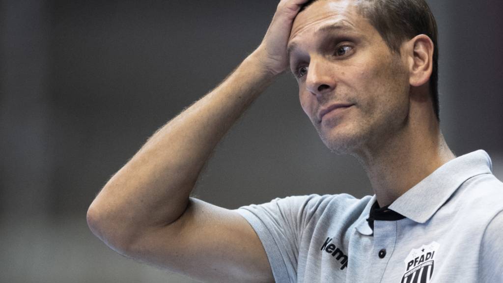 Pfadis Trainer Adrian Brüngger musste lange leiden, bis der Sieg feststand