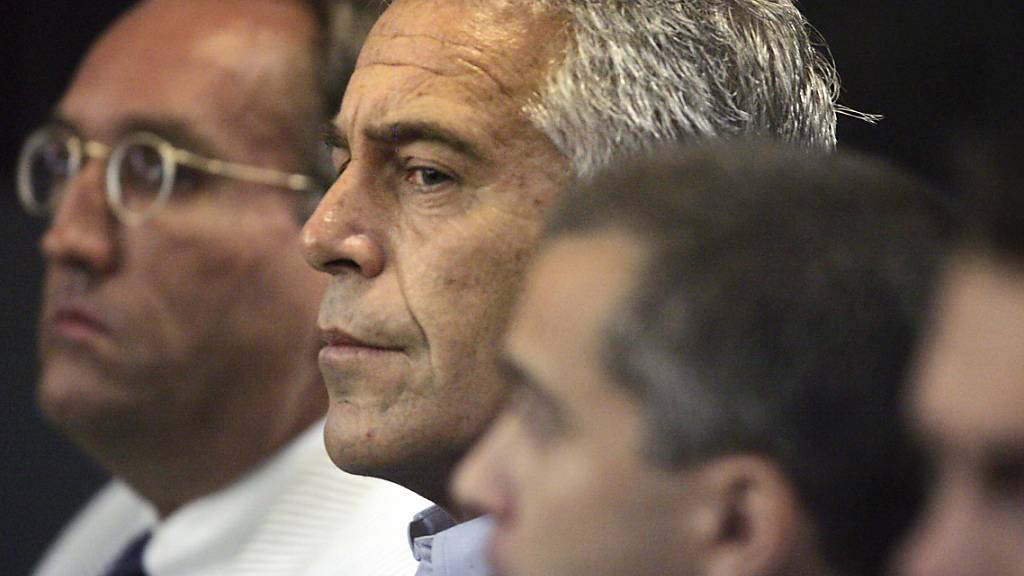 ARCHIV - Jeffrey Epstein (M) vor Gericht im Juli 2008. Foto: Uma Sanghvi/The Palm Beach Post/AP/dpa