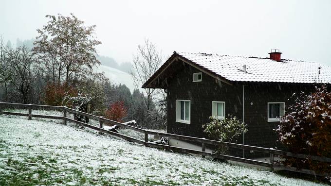 Weisse Pracht: Erster Schnee in Appenzell