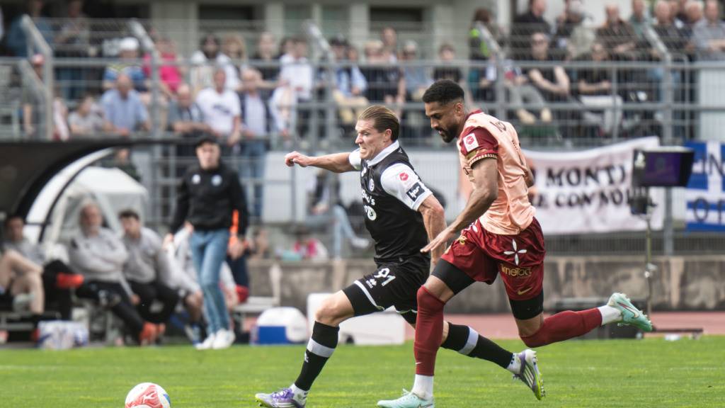 Kevin Behrens hatte mit Lugano gegen Gregory Wüthrichs YB die Nase vorn