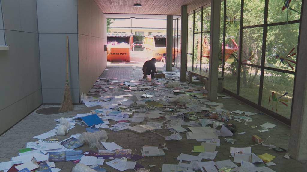 Unbekannte verwüsten das Oberstufenzentrum in Flawil