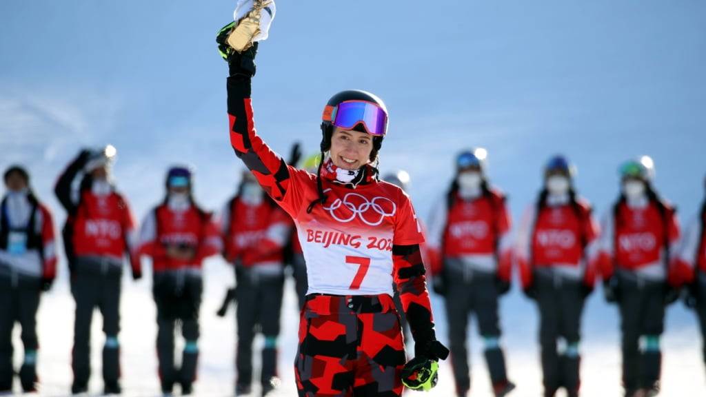 2022 an den Winterspielen in Peking gewann Daniela Ulbing die Silbermedaille