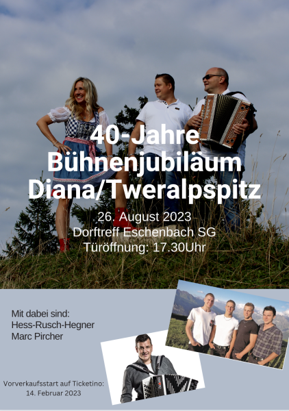 Diana 40 Jahre Fest